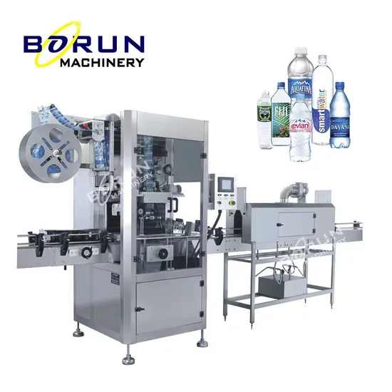 Full Automatic PVC Pet Label Sleeve Shrinking Labeling Machine