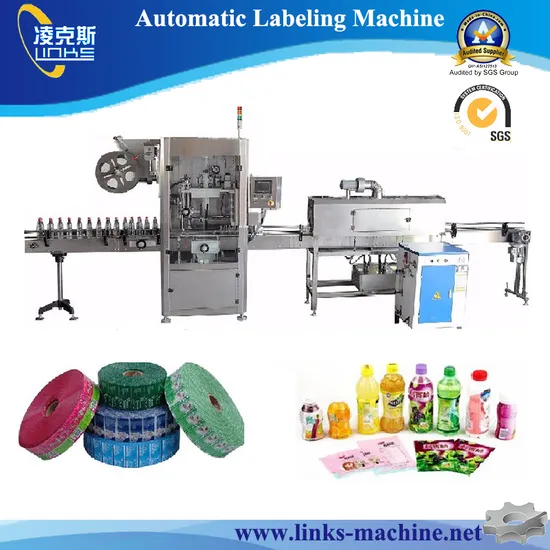 Automatic PVC Sleeve Plastic Bottle Label Shrinking Machine