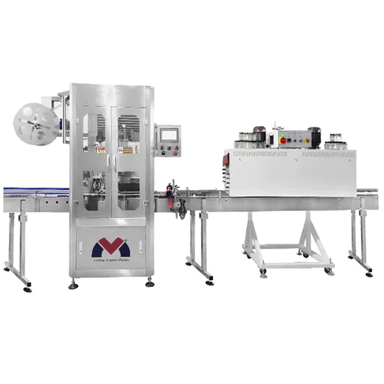 Automatic Siemens PLC Shrink Sleeve Electrical Steam Tunnel Plastic PVC Tube Tamper