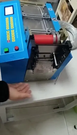 Automatic Heat Shrinking Tube Plastic Tape Cutting Machine for PVC Tube /Label/Cable/Film/Foil/Sleeve Cutting Wl