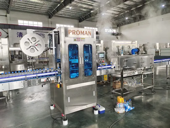 Factory Price Automatic Heat Shrinking Tunnel PVC Sleeve Label Automatic Cut Shrink Labeling Machine 