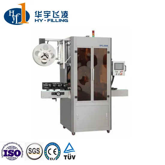 High Quality 200ml~2L Automatic Double Heads PVC/Pet/OPS Sleeve Shrinking Labeling Machine for Bottle Neck and Body Labeler 