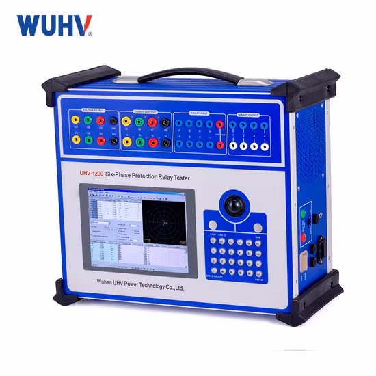 Microprocessor Comprehensive Secondary Injector Relay Testing Six Phase Relay Protection Tester