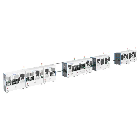 Automatic Small Cylindrical Lithium Ion Battery Pack Production Assembly Line Machine 