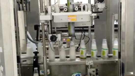 Automatic PVC Label Plastic Bottle Sleeve Labeling Shrinking Machine 