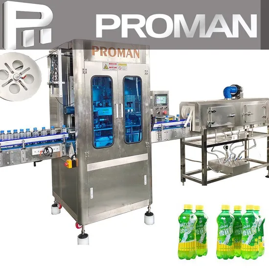 High Speed Automatic PVC Sleeve Label Bottle Cap Shrinking Machine Steam Heating Shrink Labeling Machine Price 