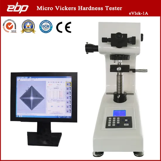 Metal Coating Microhardness Vickers Tester with Hardness Measurement Software and CCD Camera 