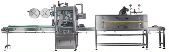Automatic Shrinking Tunnel/PVC Shrink Sleeve Label Cutting Machine Plastic Pet Bottle Shrink Sleeve Labelling Machine 