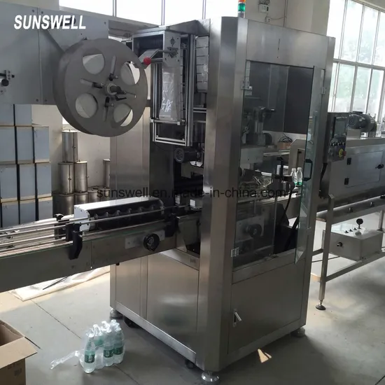 Full Automatic PVC Label Sleeve Shrinking Labeling Machine 